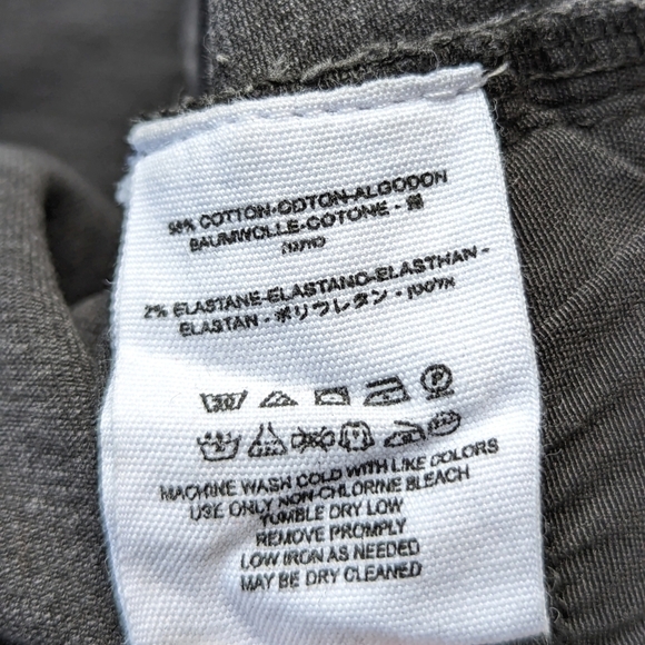 Free People Great Heights Fringe Cropped Skinny Jeans in Washed Black Size 26 - Picture 9 of 12